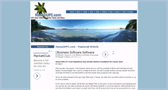 Desktop Screenshot of hawaiiufc.com